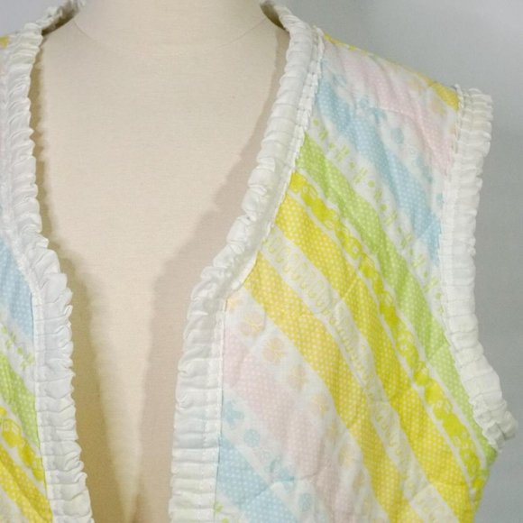 Vintage/ Reworked Quilt Vest - Picture 3 of 6